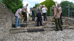 Burghwallis pinfold renovation team